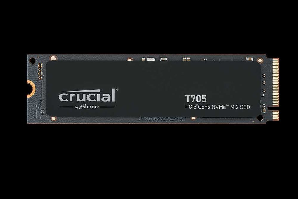 Новый SSD NVMe M.2 Crucial T705 2TB. PCIe 5.0 x 4. Up to 14500 MB/sec.