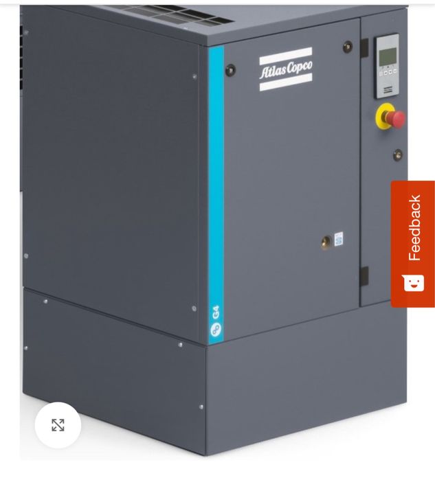 Compresor cu surub 7,5kw Nou ABAC /Atlas copco 10bar - 10HP Italia