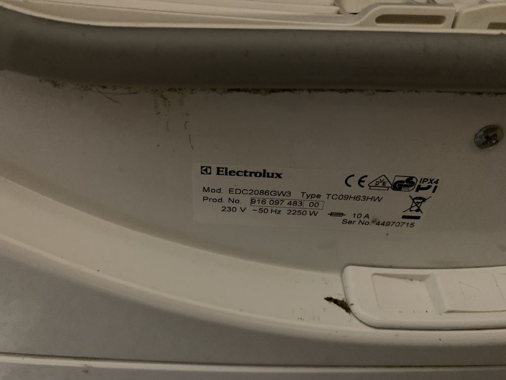 Сушилня Electrolux 8кг, за ремонт