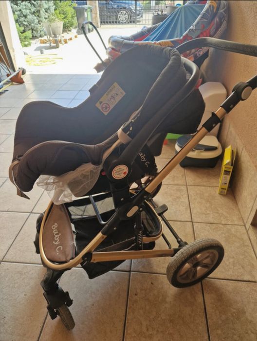 Carucior 2 in 1 Baby C cu scoica si landou + geanta