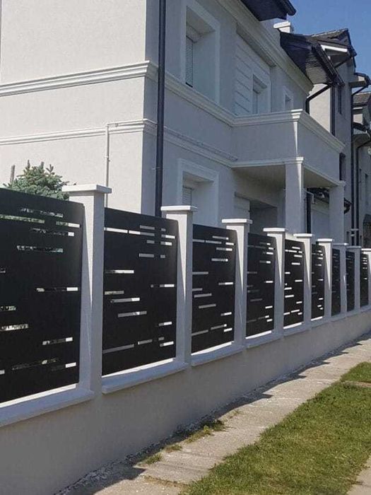 Garduri si porti stil jaluzea, sipca metalica, tabla cutata