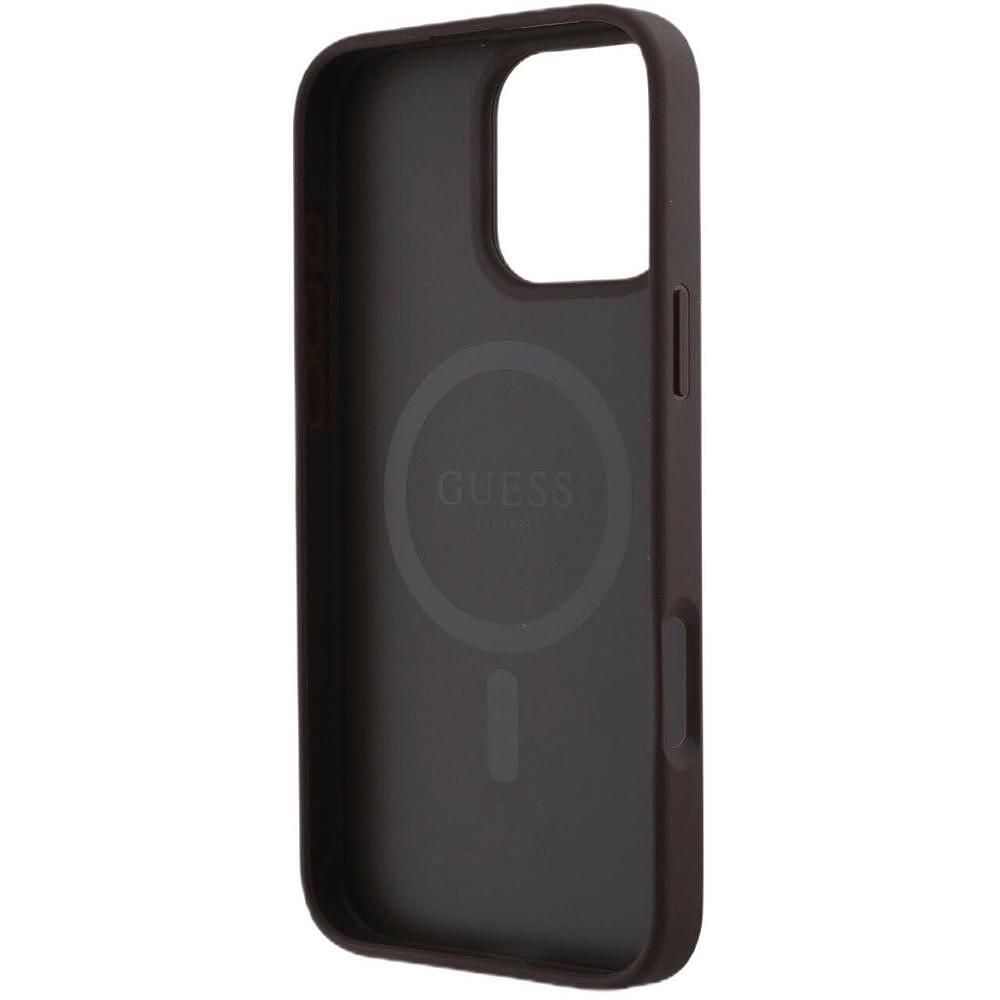 Калъф guess hardcase 4g classic magsafe – iphone 16 pro max – кафяв