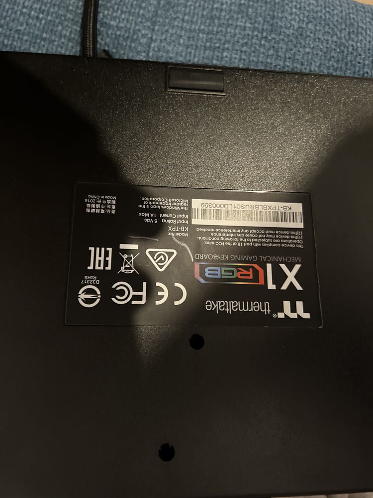 Tastatura mecanica gaming Thermaltake X1 Rgb