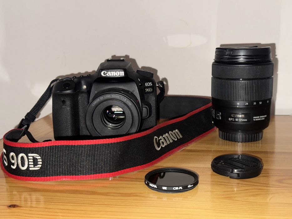 Canon 90D с 50mm 1.8 STM и 18-135mm 3,5-5,6 IS NANO STM