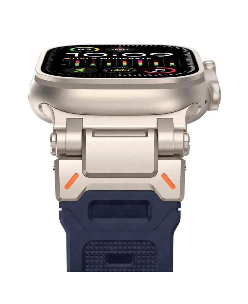 Curea Husa Silicon Titanium Ceas Apple Watch Orice Dimensiune Compat