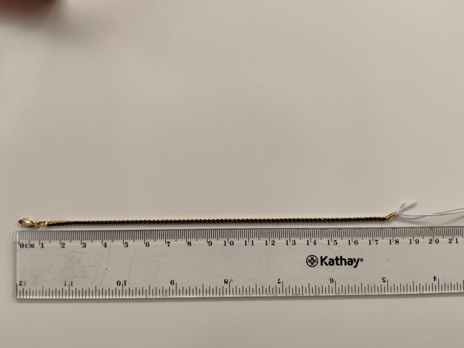 Brățară tennis unisex Aur 14k Gr 2,81 cod unic 865