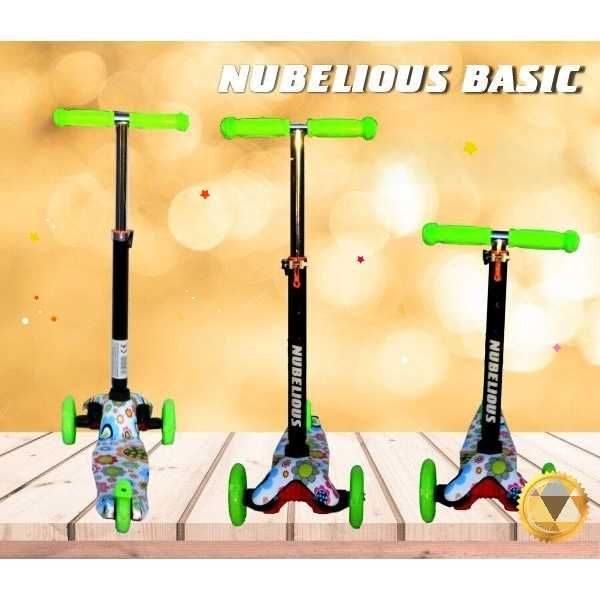 Детска тротинетка Nubeliоus basic цветна, за деца 1-4 години, до 25кг