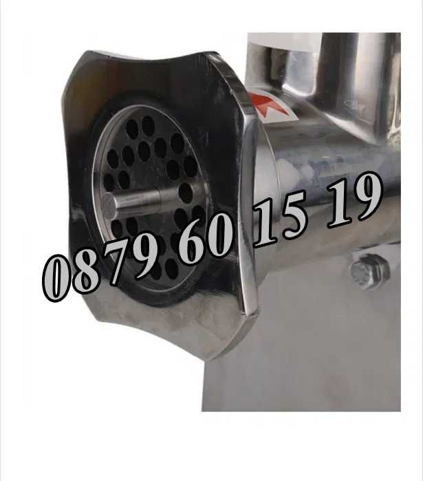 Професионална месомелачка ТК12 1200W, 150 кг/ч, 3 решетки, 2 ножа
