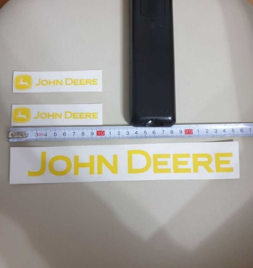 John Deere комплект, стикери лепенки 3броя