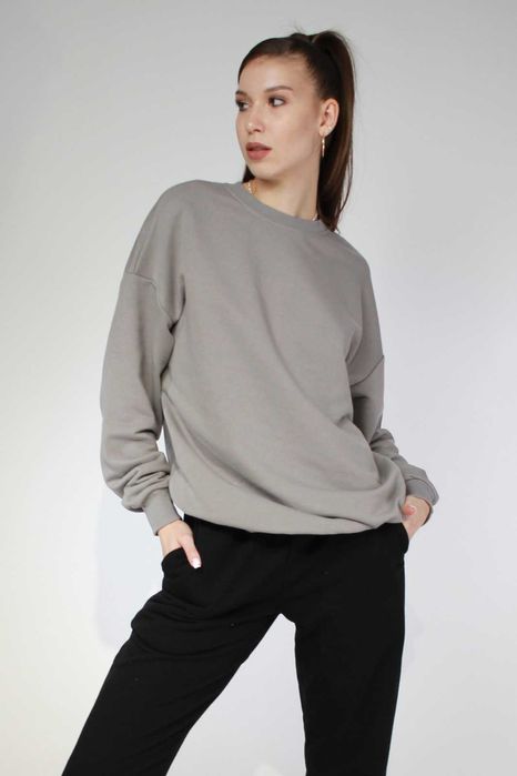 Свитшот без начеса/Брендирование униформы для сотрудников/Принт