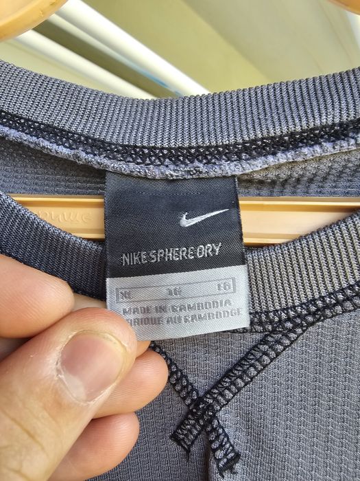 Сива спортна блуза Nike Dri-Fit – оригинал, отлично състояние