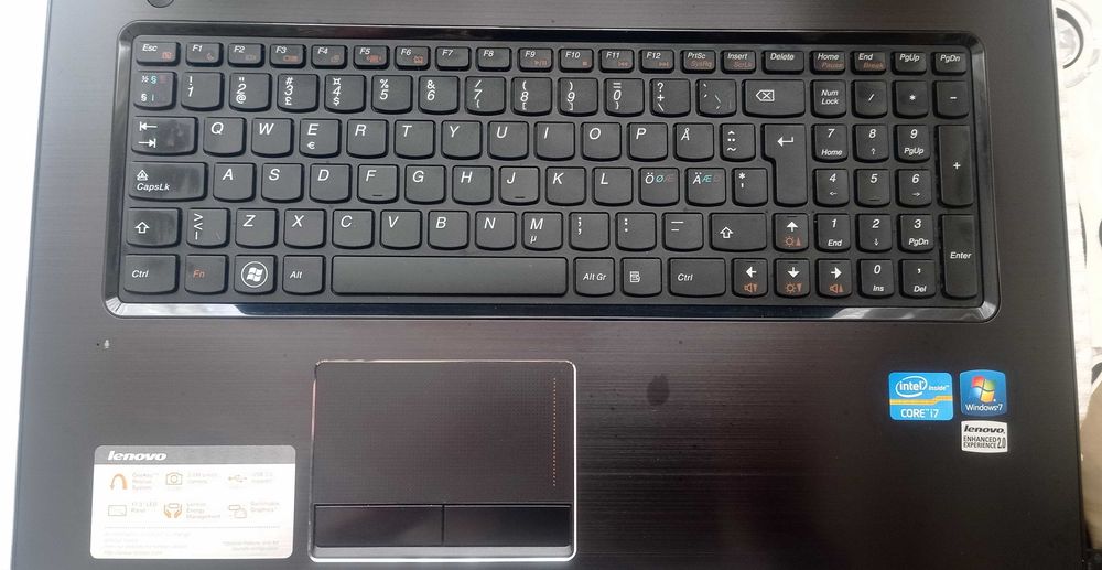 Laptop 17,3" Lenovo G770, Intel Core i5-2430M, 8 GB RAM