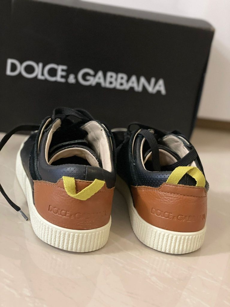 Adidasi pantofi tenesi Dolce & Gabbana piele originali