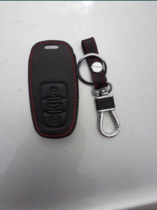 Husa piele pentru cheie Audi A1 A3 A4 A5 A6 A7 A8 Q3 Q5 Q7 TT