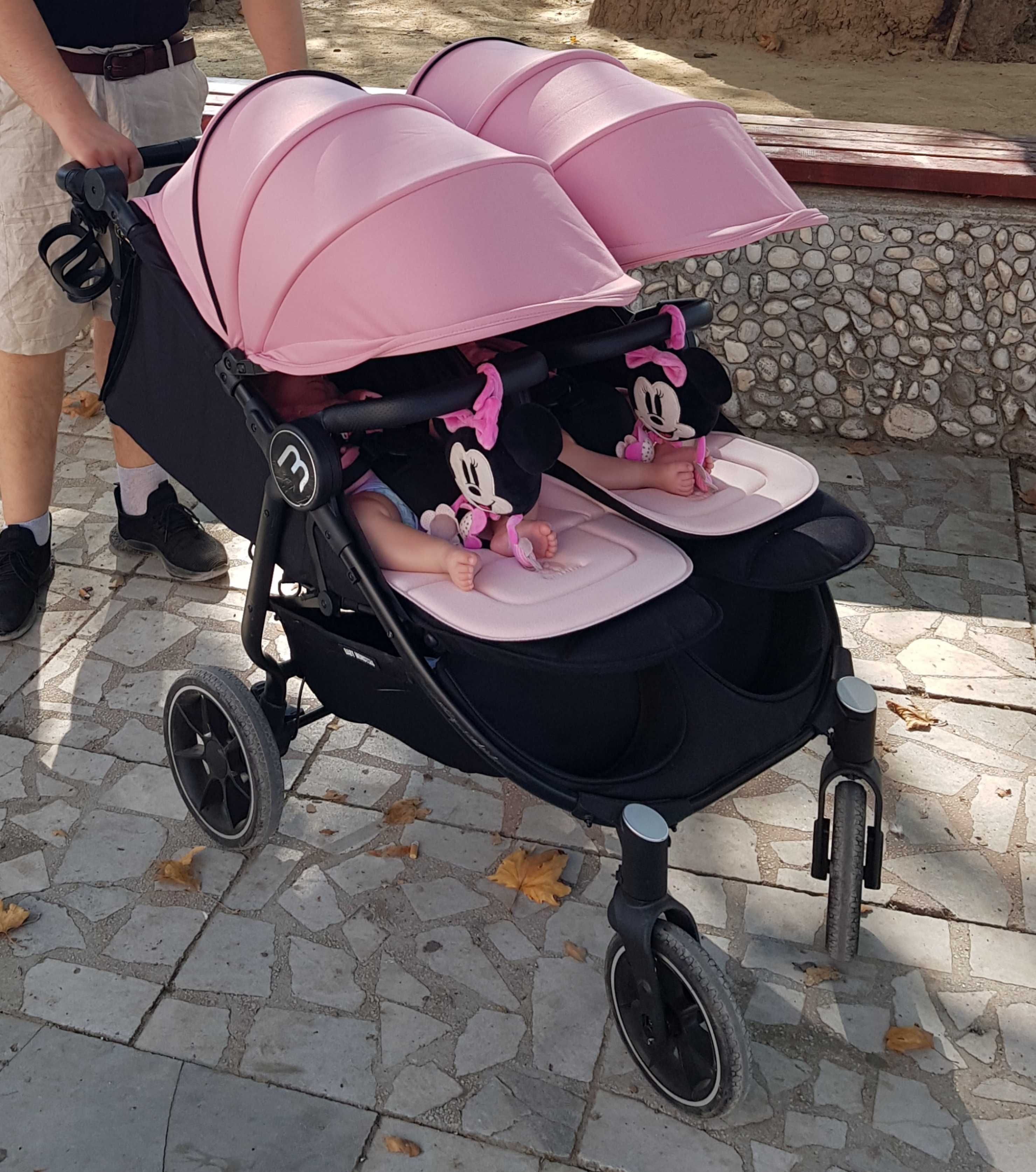 Baby monsters Easy Twin 4 - Детска количка за близнаци