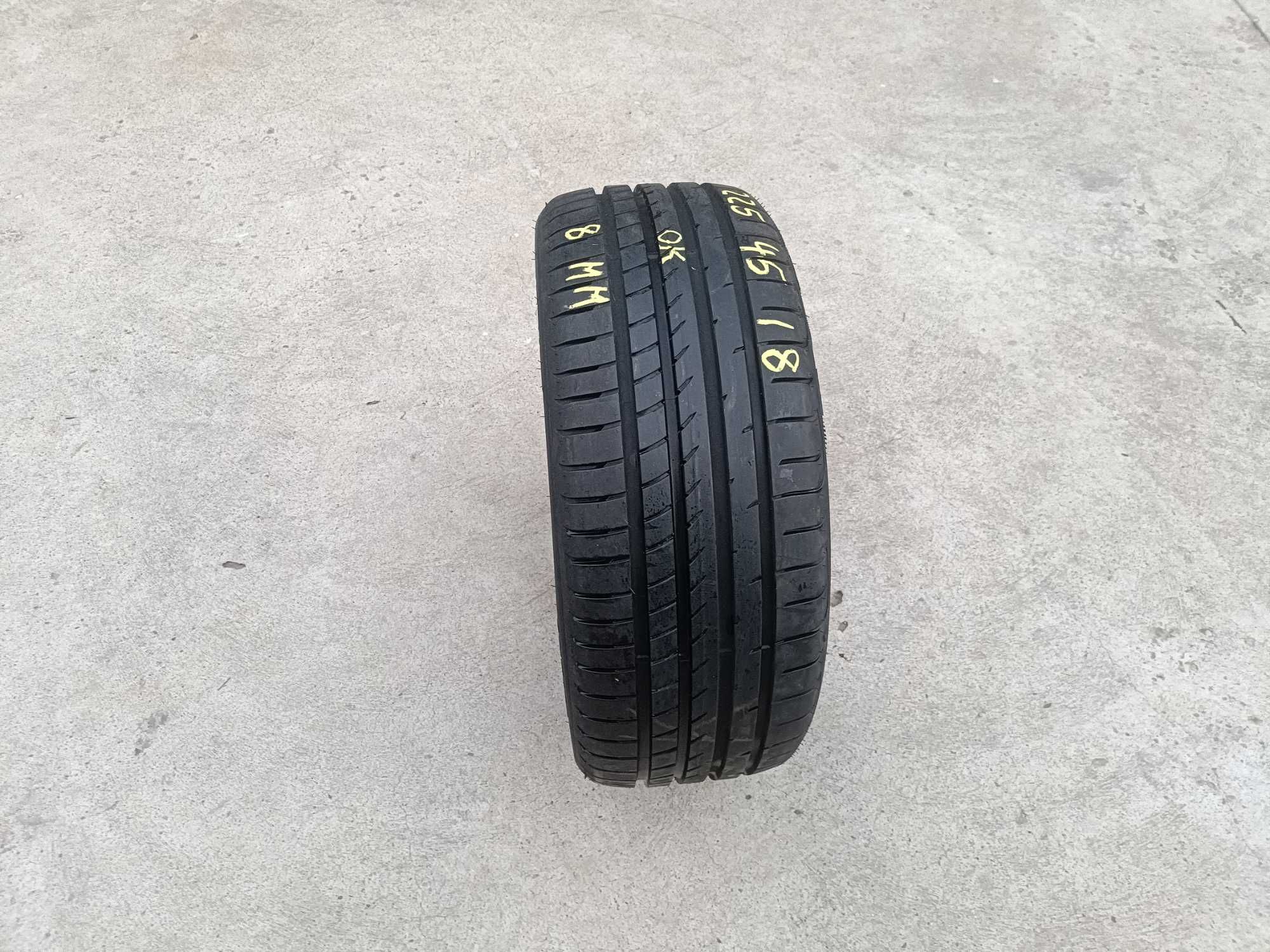 O anvelopa de vara 225 45 18 goodyear F 1 asymmetric 2 profil 8 mm