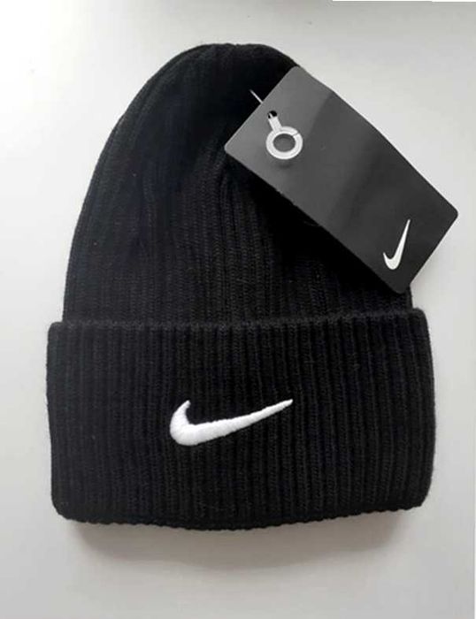 Caciula Nike neagra, 30% lana si 70% acrilic