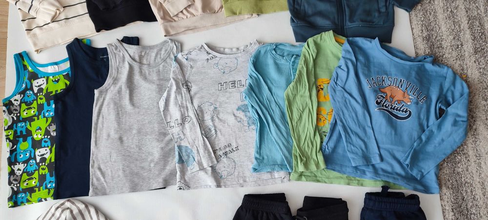 Лот дрехи за момче 110 H&M,Name it,Zara,sinsay