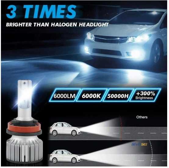 BEVINSEE F31C H11 H8 H9 LED крушки за фарове