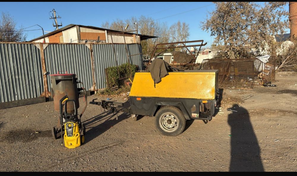 Продам компрессор в сборе с пескоструем