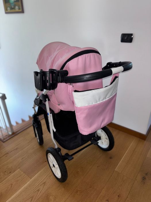 Cărucior Krausman 3 in 1 Jet Pink