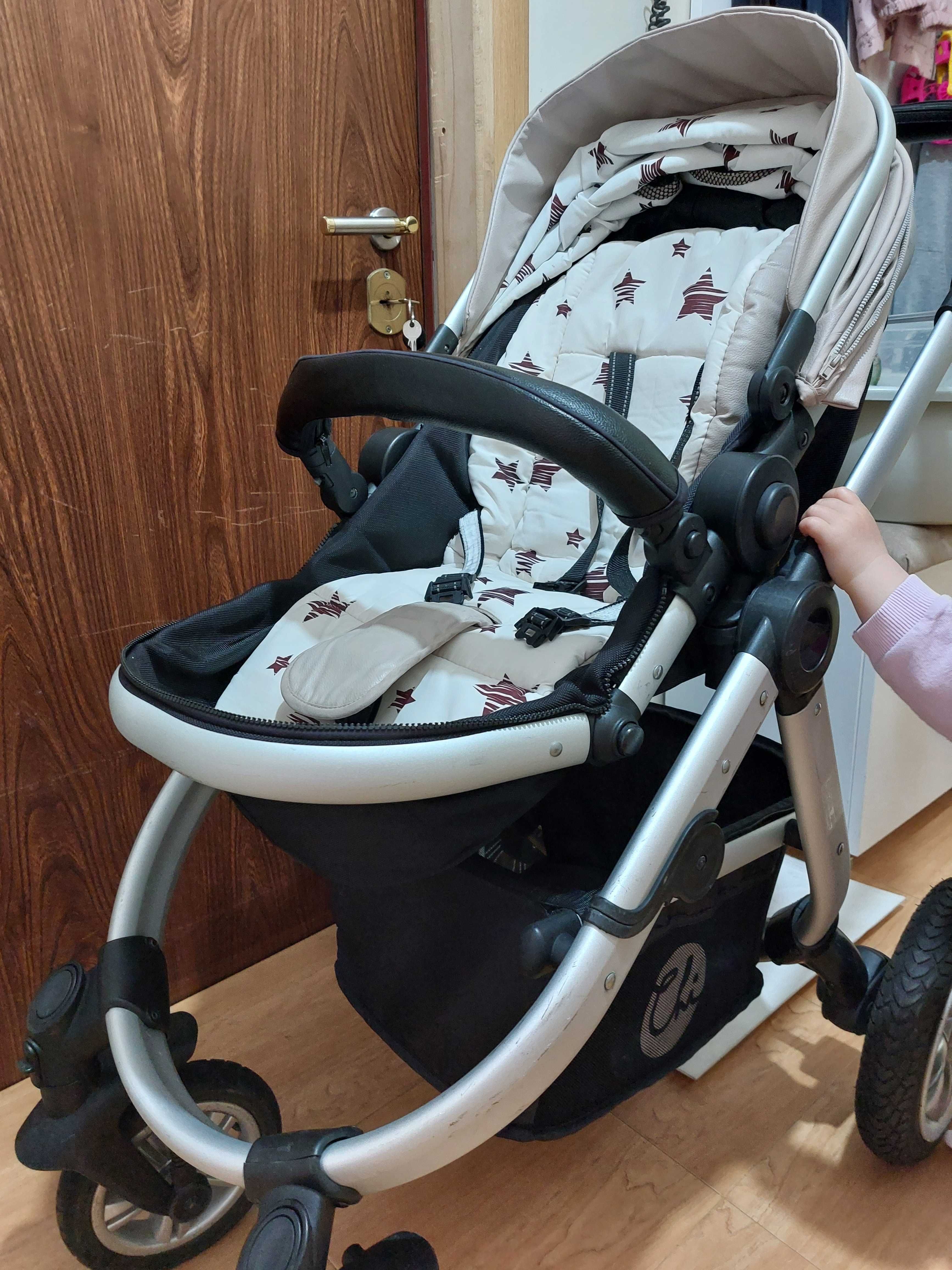 Комбинирана детска количка Chipolino Nina