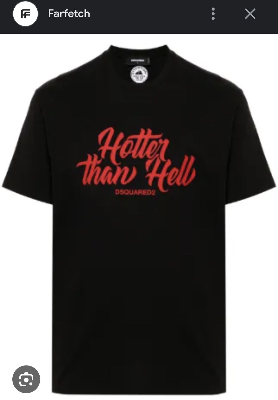 Оригинална мъжка тениска Dsquared - Hotter Than Hell - Размер Л