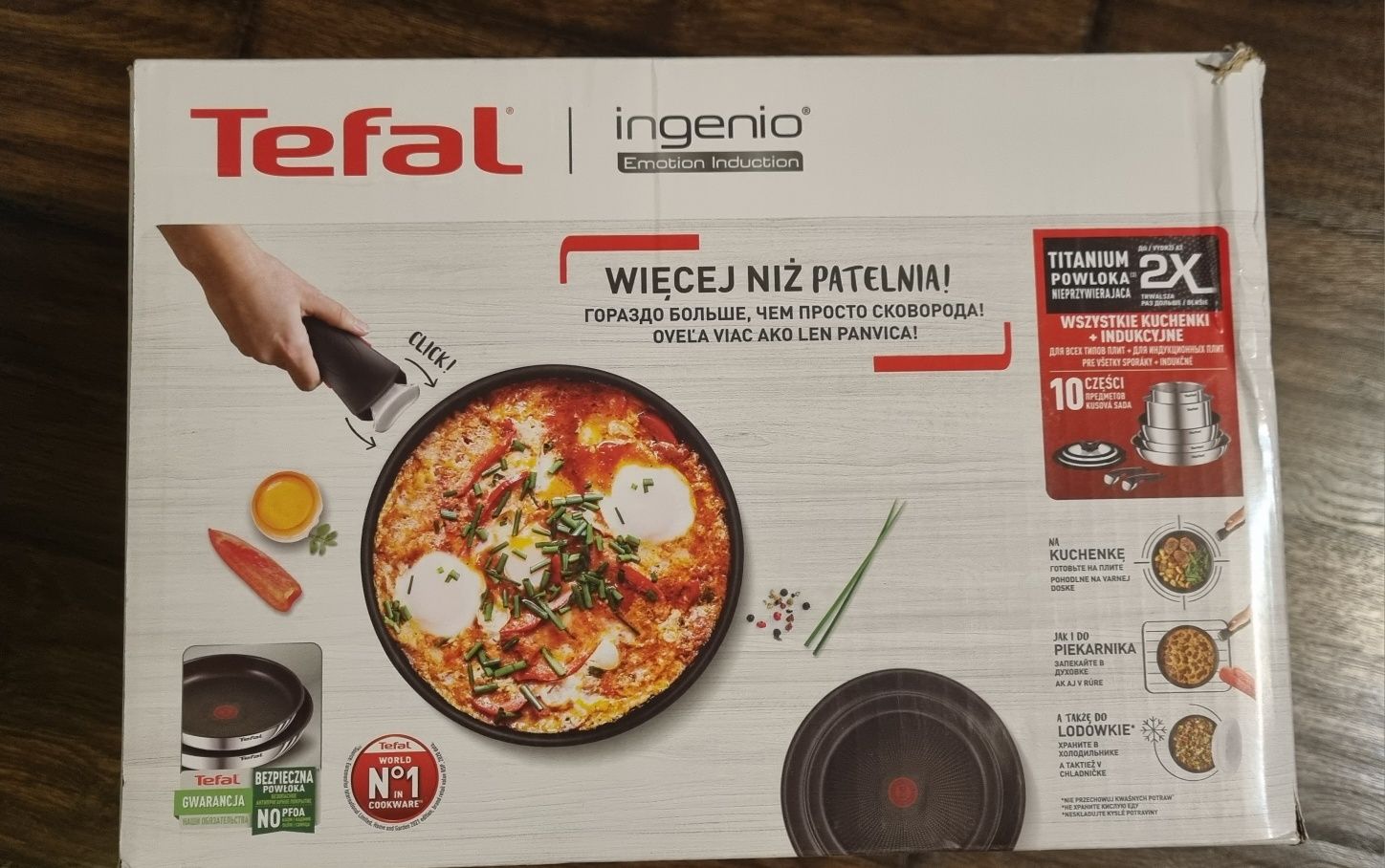 Vand Set vase TEFAL Ingenio 10 piese NOU- SIGILAT