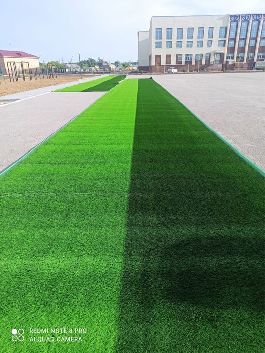 Искуственный газон в Астане и Алматы