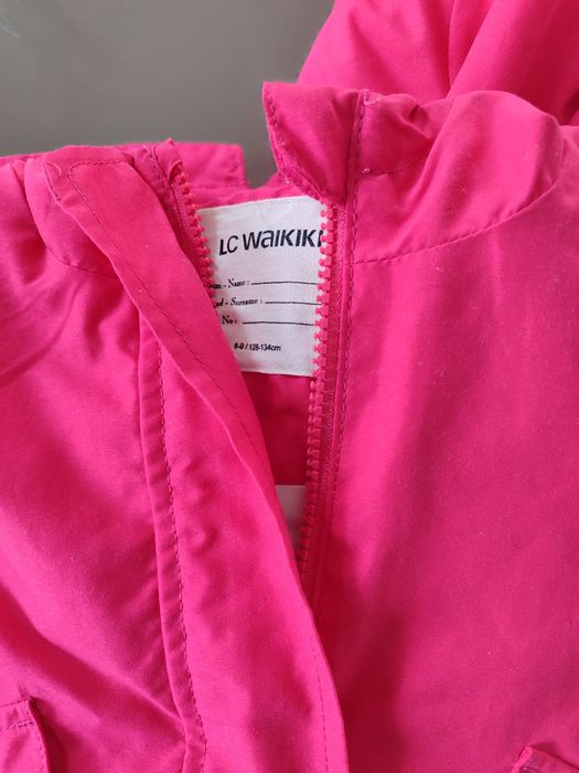 2 buc geacă roz mărime 134-140cm și 128-134cm