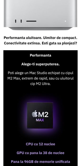 Vand Mac Studio M2 Max   32 Gb