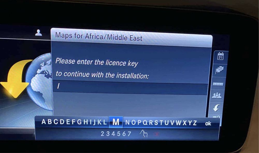 Mercedes map pin code генериране пин код за ъпдейт на карти Мерцедес