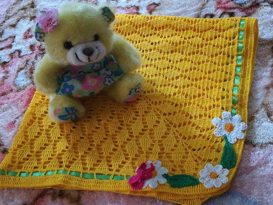 Плед для малыша ручная работа