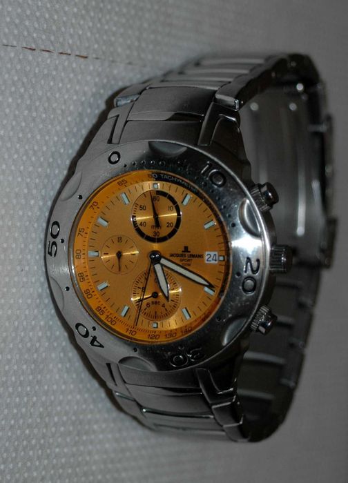 Ceas barbatesc Jaques Lemans chronograph 1-1096 - original