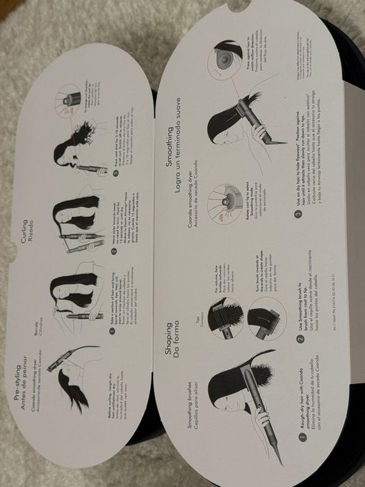 Ondulator Multistyler Dyson Airwrap Complete Long HS05 Nichel/Cupru