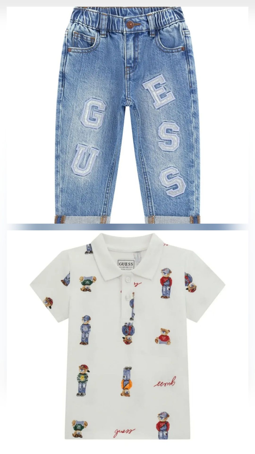 Guess момче 4г дънки и блузка