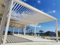 Pergola BIOCLIMATICA retractabila all season terase winter-garden RO