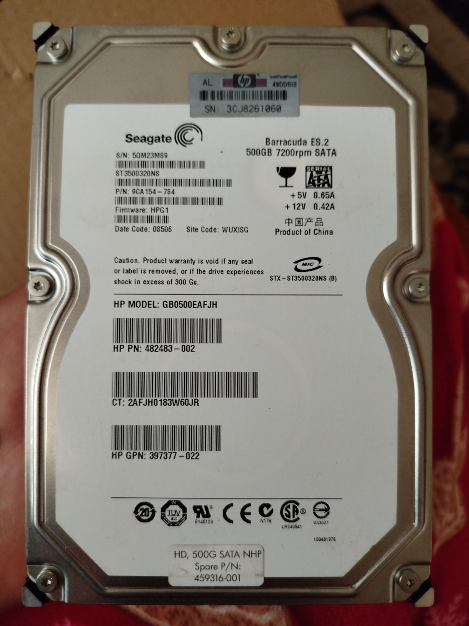 Твърди Дискове за Компютър 500 GB , 500 GB 400 GB