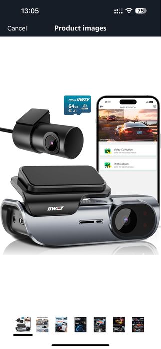 Camera mașină filmare 4k