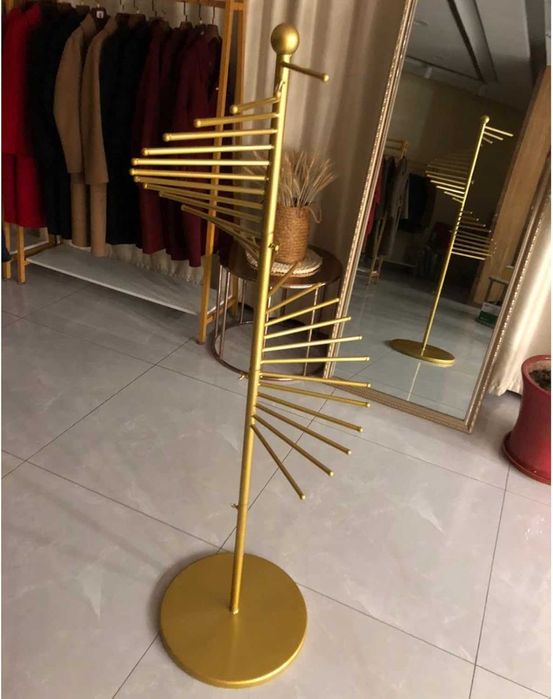 напольная спиральная стойка (вешалка) для шарфов