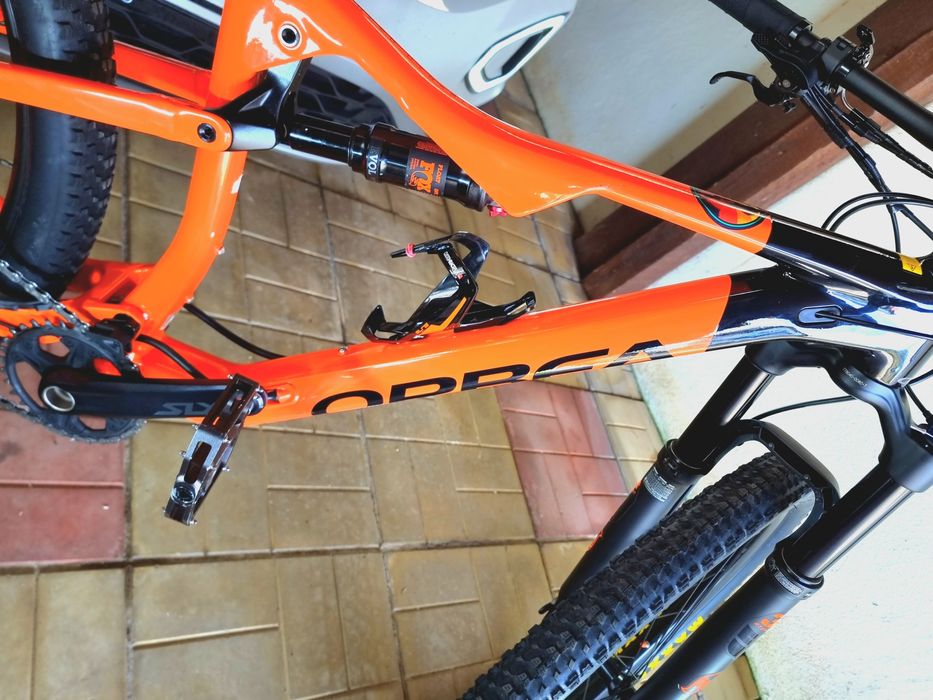 Full suspension Orbea OIZ H2O 29" FOX Float Orange Black