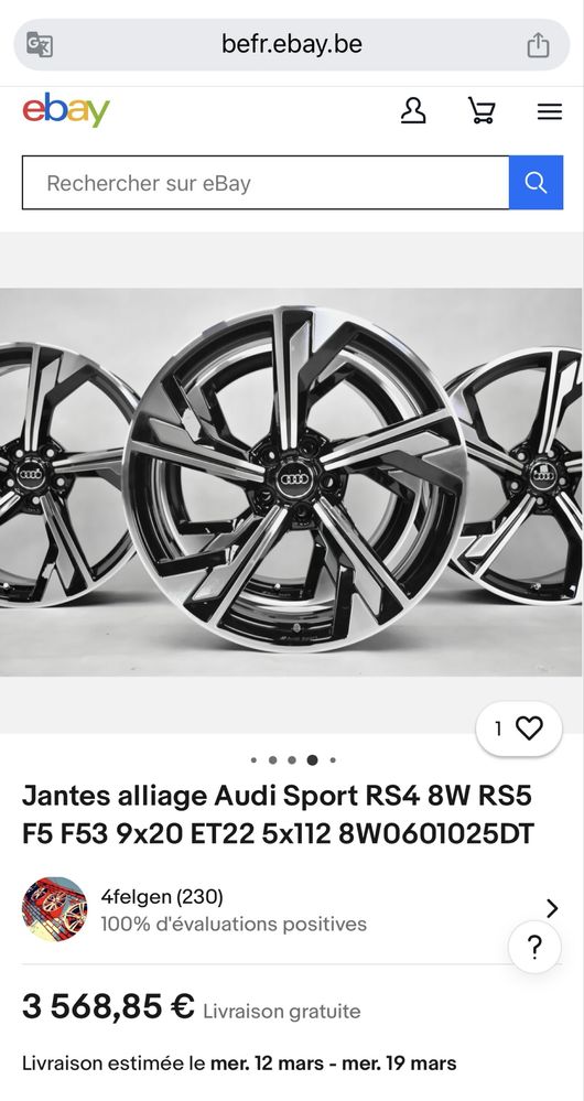 20” AUDI Sport RS - Оригинални джанти, Made in Germany