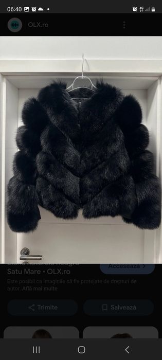 Blana  naturala neagra