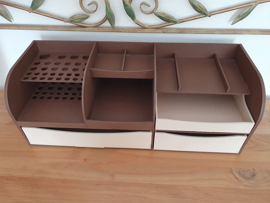 Ящик деревянный (органайзер) для косметики и аксессуаров