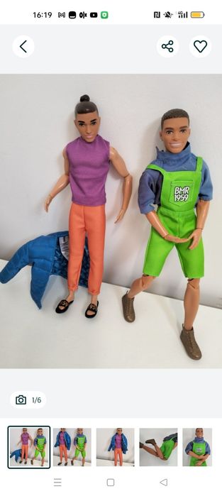 Păpuși Barbie Ken articulati mtm