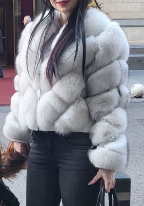 Blana naturala alba S 2 în 1