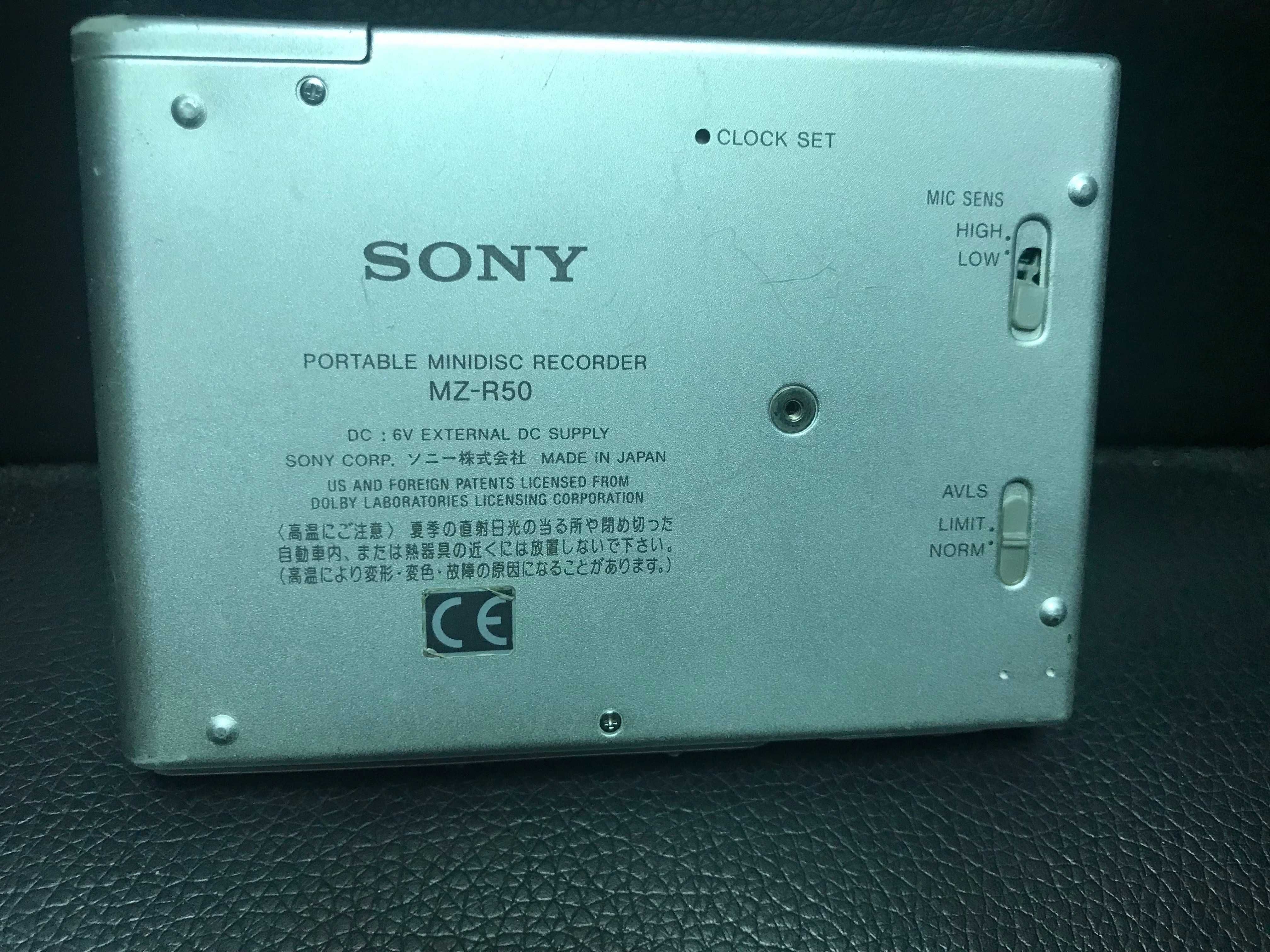 Сони минидиск рекордер -Sony Мinidisc recorder MZ-R50