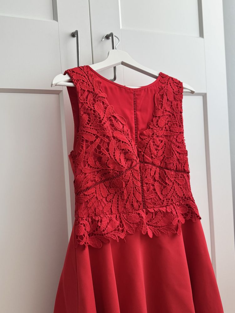 Rochie roșie de ocazie / nuntă Orsay