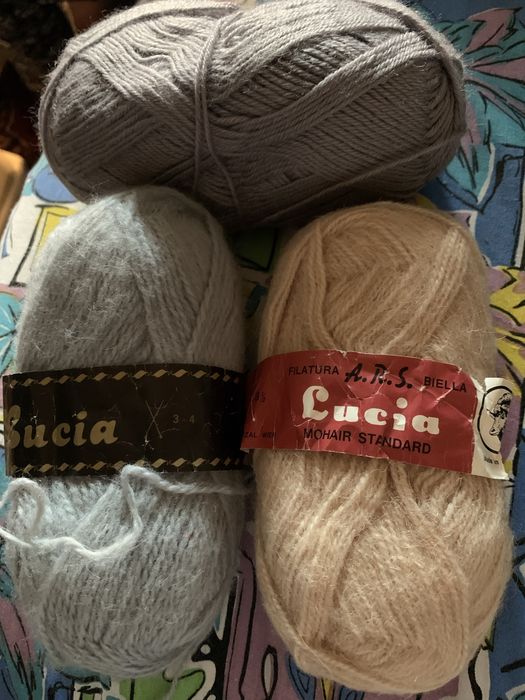 Mohair de mai multe culori , pentru lucrat sau pentru colectie