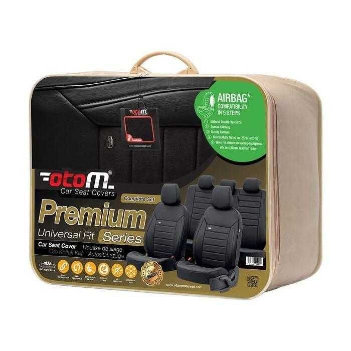Тапицерия OTOM за седалки Premium PRM118 Черно/Бяло